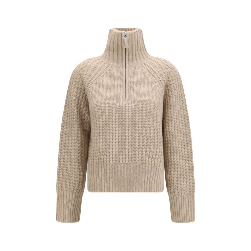Allude Beige Cashmere Women's Sweater